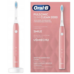 Szczoteczka Oral-B Pulsonic Slim Clean 2000 Różowa Szczoteczka Oral-B Pulsonic Slim Clean 2000 Różowa