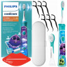 SZCZOTECZKA SONICZNA PHILIPS FOR KIDS HX6322/04 + etui podróżne