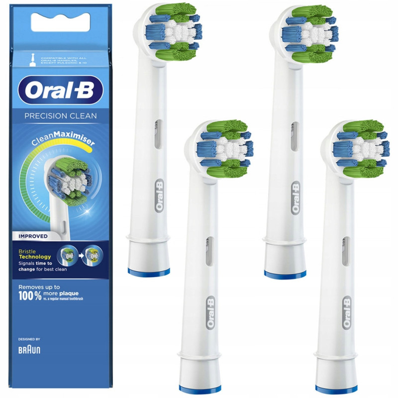4x Końcówka Oral-B Precision Clean EB20RB Clean Maximizer 4x Końcówka Oral-B Precision Clean EB20RB Clean Maximizer