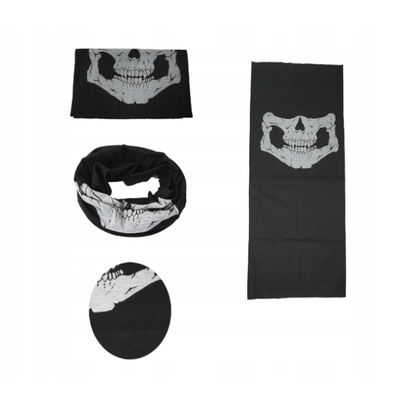 Bandana niebieska z czaszką Bandana niebieska z czaszką