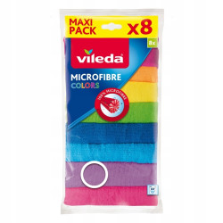 Ściereczka mikrofibrowa Vileda Multi Color x8