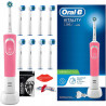 Zestaw Oral-B Vitality 100 Różowa + zam. Precision x8