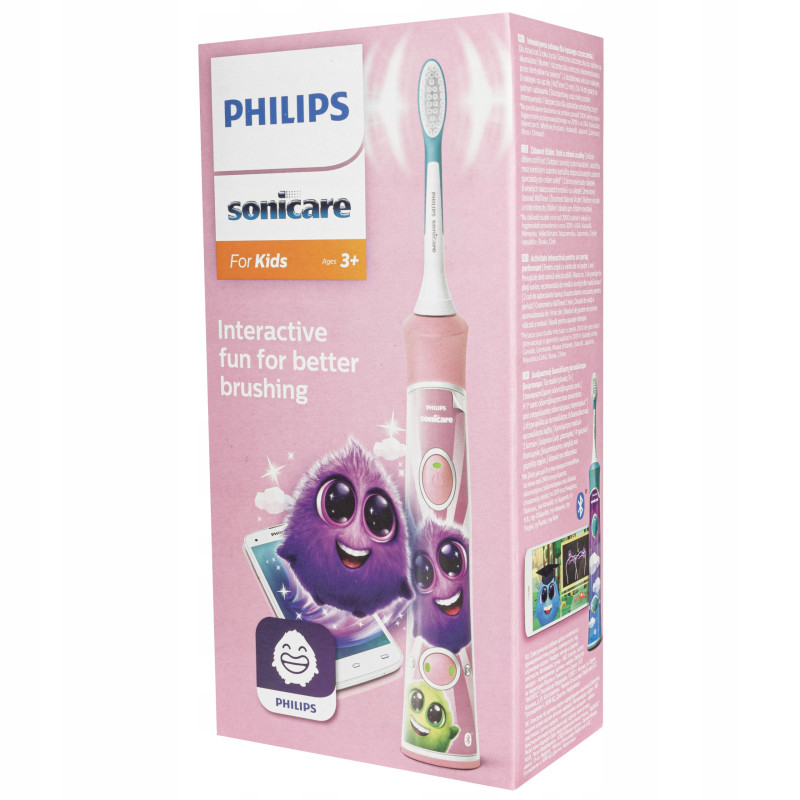 Szczoteczka Philips HX6352/42 różowa dla dzieci + etui różowe Szczoteczka Philips HX6352/42 różowa dla dzieci + etui różowe