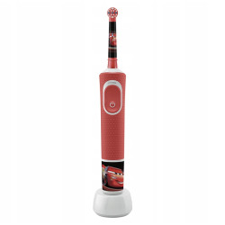 Oral-B Vitality 100 Auta Cars+ 4 zam. red kids+ etui niebieskie + osłonka + podstawka z klapką Oral-B Vitality 100 Auta Cars+ 4 zam. red kids+ etui niebieskie + osłonka + podstawka z klapką