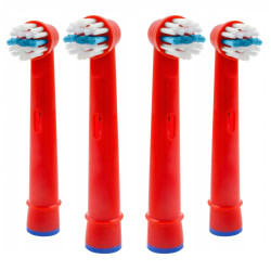 Oral-B Vitality 100 Auta Cars+ 4 zam. red kids+ etui niebieskie + osłonka + podstawka z klapką Oral-B Vitality 100 Auta Cars+ 4 zam. red kids+ etui niebieskie + osłonka + podstawka z klapką