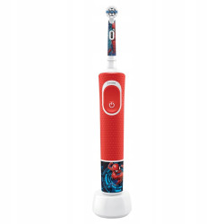 SZCZOTECZKA ELEKTRYCZNA ORAL-B VITALITY SPIDERMAN + 4 Końcówki zam, osłonka, wyciskacz, wykałaczki, etui SZCZOTECZKA ELEKTRYCZNA ORAL-B VITALITY SPIDERMAN + 4 Końcówki zam, osłonka, wyciskacz, wykałaczki, etui