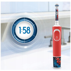 SZCZOTECZKA ELEKTRYCZNA ORAL-B VITALITY SPIDERMAN + 4 Końcówki zam, osłonka, wyciskacz, wykałaczki, etui SZCZOTECZKA ELEKTRYCZNA ORAL-B VITALITY SPIDERMAN + 4 Końcówki zam, osłonka, wyciskacz, wykałaczki, etui