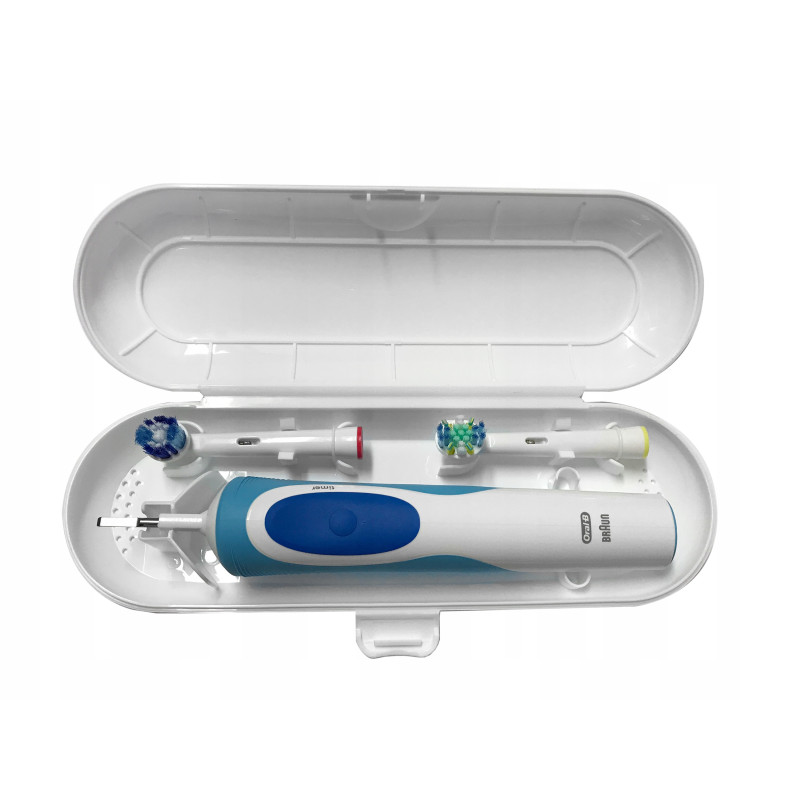 Szczoteczka Oral-b Vitality 100 Niebieska + etui białe + 4 prec Szczoteczka Oral-b Vitality 100 Niebieska + etui białe + 4 prec