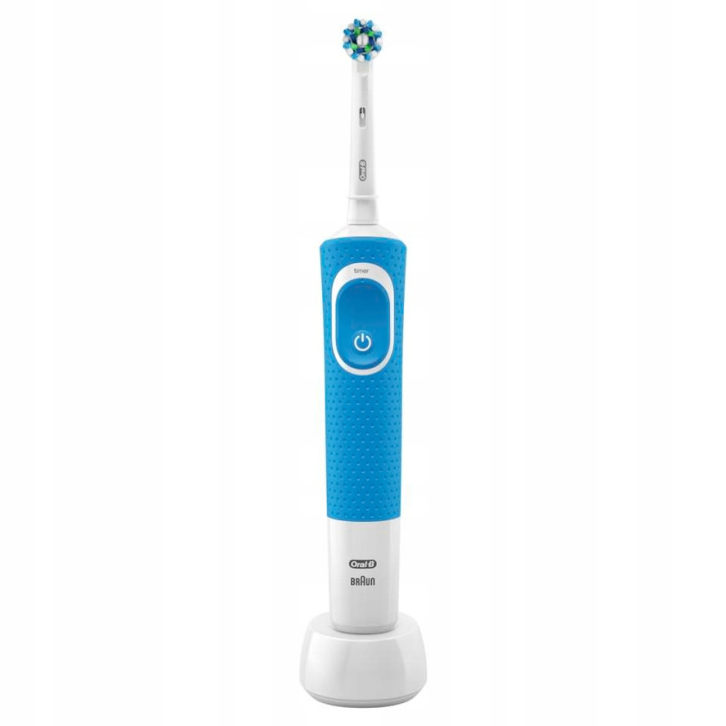 Zestaw Oral-B Vitality 100 Niebieska + zam. "Piątka" + zam. etui "O" niebieskie
