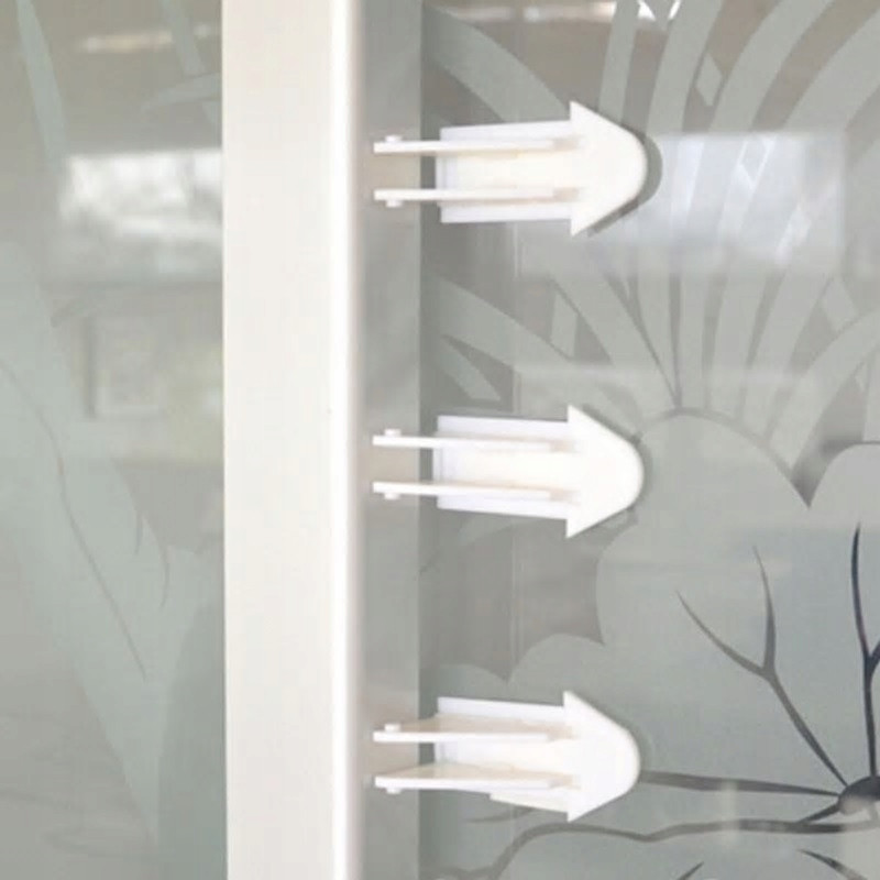 Zabezpieczenie do drzwi przesuwnych