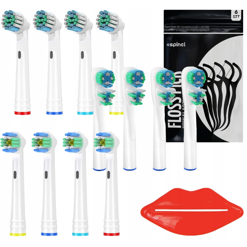 12 Końcówek do szczoteczki elektrycznej Oral-b precision 3d dual clean 12 Końcówek do szczoteczki elektrycznej Oral-b precision 3d dual clean