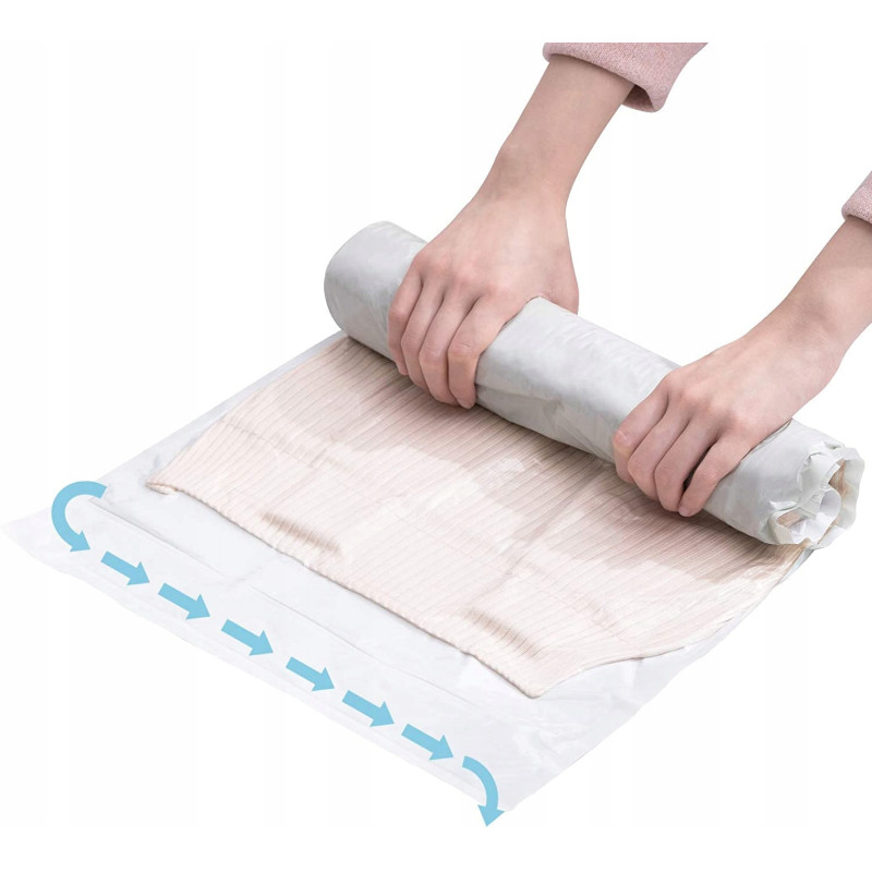 Worek próżniowy na ubrania rolowany 40x60cm