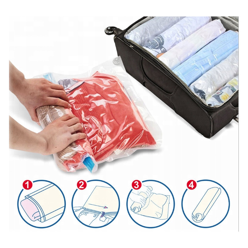 Worek próżniowy na ubrania rolowany 40x60cm