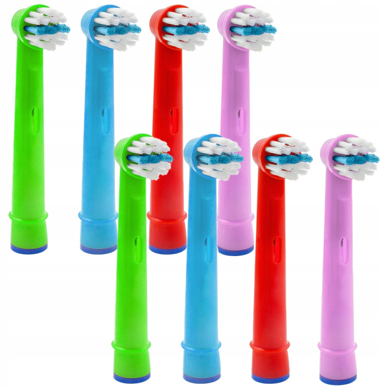 Zamiennik 8 KOŃCÓWEK DO SZCZOTECZKI ORAL-B KIDS STAGES color Zamiennik 8 KOŃCÓWEK DO SZCZOTECZKI ORAL-B KIDS STAGES color