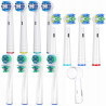Końcówki zamiennik Oral-b floss x4, dual x4, precision 29% x4