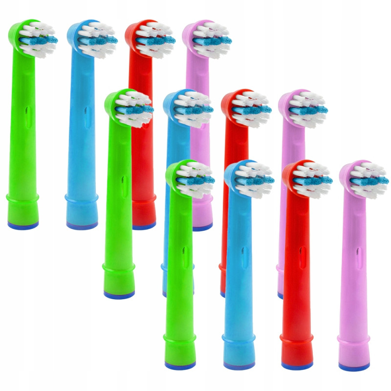 12 KOŃCÓWEK DO SZCZOTECZKI ORAL-B KIDS STAGES COLOR Zamiennik