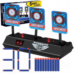 Elektryczna tarcza zamiennik Nerf + 30 strzałek Elektryczna tarcza zamiennik Nerf + 30 strzałek