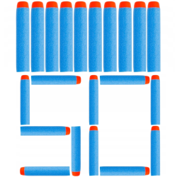 Strzałki zamiennik do Hasbro Nerf jasnoniebieskie 50 szt