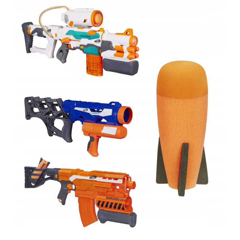 Piankowe Rakiety do NERF 4 sztuki