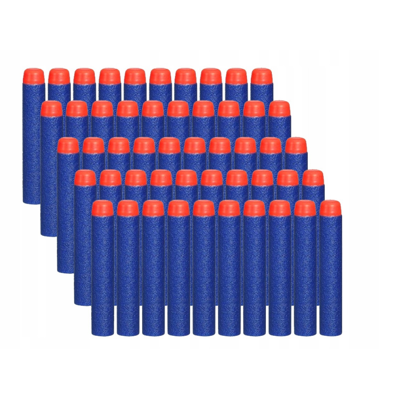 Akcesoria do Nerf kamizelka, bandana, 2x magaz 6strz, opaska, 10 strz biał, 60 strz nieb