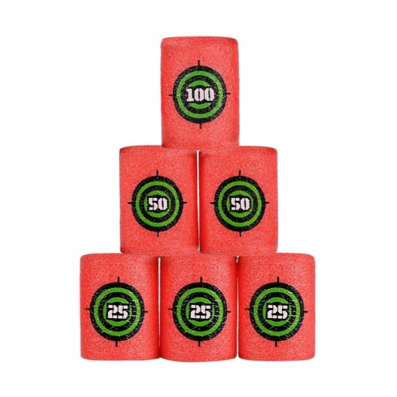 Zestaw Hasbro Nerf zam. strzałki x50 + cele x6