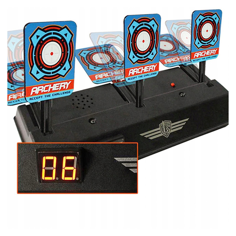 Tarcza elektryczna do NERF, 3 cele