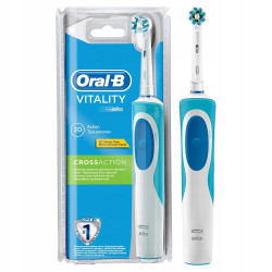 Szczoteczka Oral-B Vitality Cross + 8 końcówek mix Szczoteczka Oral-B Vitality Cross + 8 końcówek mix