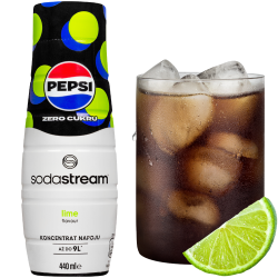 Syrop do SodaStream Pepsi MAX Limonka 440 ml Syrop do SodaStream Pepsi MAX Limonka 440 ml