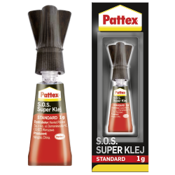 Klej Pattex S.O.S. Super Klej Standard 1g x3 Klej Pattex S.O.S. Super Klej Standard 1g x3