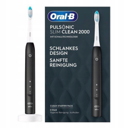 Szczoteczka Oral-B Pulsonic Slim Clean 2000 Czarna Szczoteczka Oral-B Pulsonic Slim Clean 2000 Czarna