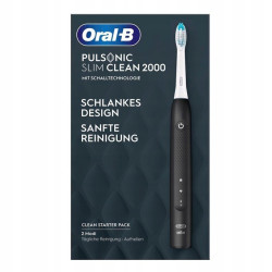 Szczoteczka Oral-B Pulsonic Slim Clean 2000 Czarna Szczoteczka Oral-B Pulsonic Slim Clean 2000 Czarna