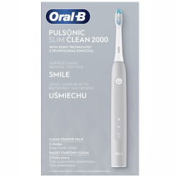 Szczoteczka Oral-B Pulsonic Slim Clean 2000 Szara