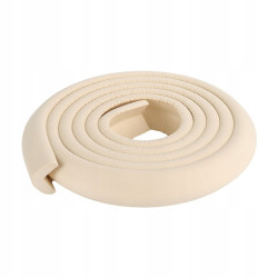 Zabezpieczenie, taśma piankowa 3,5 cm x 3,5 cm x 2m, kremowa
