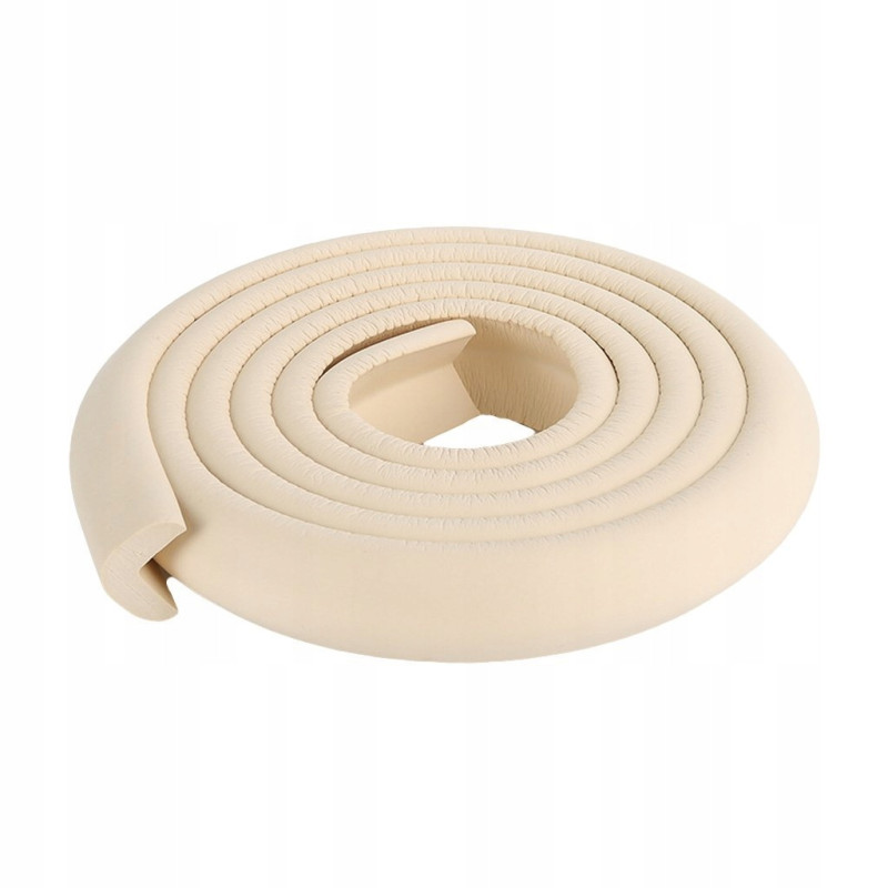 Zabezpieczenie, taśma piankowa 3,5 cm x 3,5 cm x 2m, kremowa