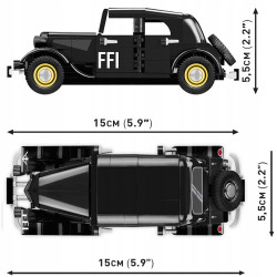 Klocki COBI 2266 CITROEN TRACTION 11CV BL