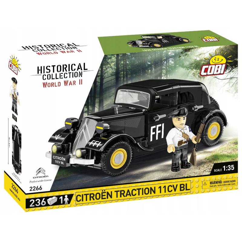 Klocki COBI 2266 CITROEN TRACTION 11CV BL