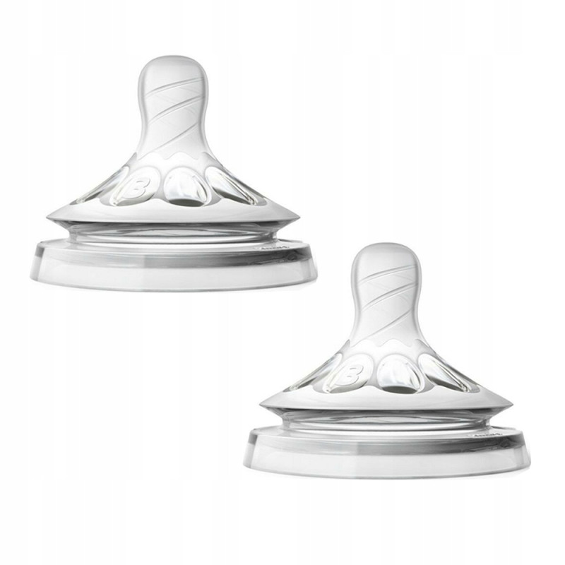 Smoczki do butelki Philips Avent SCF043/27 3m+ Smoczki do butelki Philips Avent SCF043/27 3m+