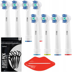 Zestaw końcówki zamienne do szczoteczki Oral-B x8 Zestaw końcówki zamienne do szczoteczki Oral-B x8