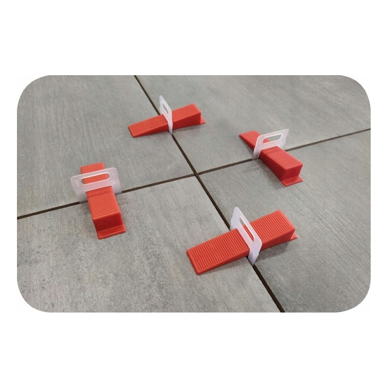 Klips do poziomowania płytek 1.0 mm (zestaw po 100 sztuk)