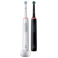 Szczoteczka Oral-B Pro 3 3900 Czarna+Biała Dwupak Szczoteczka Oral-B Pro 3 3900 Czarna+Biała Dwupak