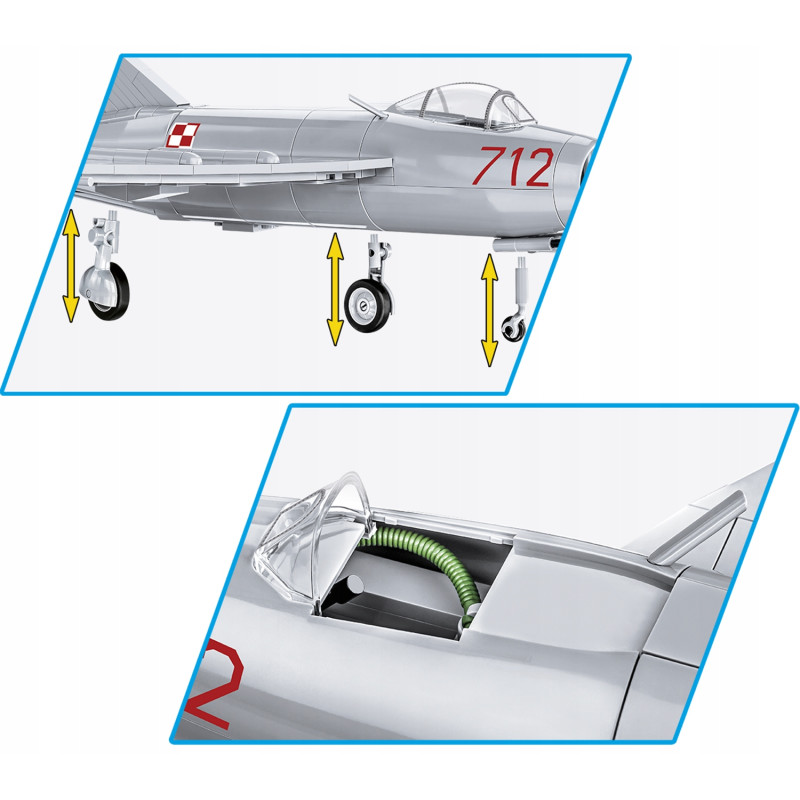 Klocki COBI 5824 LIM-5 POLISH AIR FORCE 1959