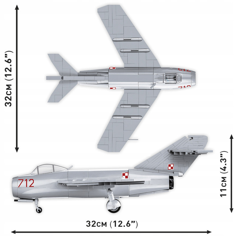 Klocki COBI 5824 LIM-5 POLISH AIR FORCE 1959