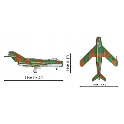 Klocki COBI 5825 MIG-17 EAST GERM. AIR FORCE