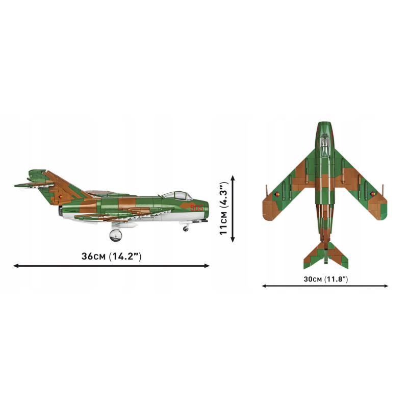 Klocki COBI 5825 MIG-17 EAST GERM. AIR FORCE