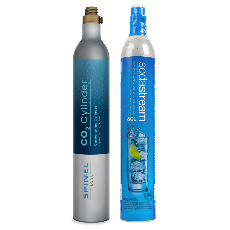 Nabój CO2 SodaStream + Nabój CO2 SpinelSoda Nabój CO2 SodaStream + Nabój CO2 SpinelSoda