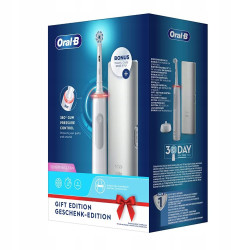 Szczoteczka Oral-B Pro 3 3500 White z Etui + 4 zam. Precison Szczoteczka Oral-B Pro 3 3500 White z Etui + 4 zam. Precison