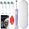 Oral-B Vitality Pro D103 Lilac Violet + 4 zam. precision + etui białe