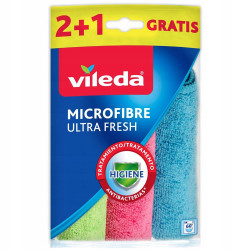 Ściereczka z mikrofibry Vileda Mirofibra Ultrafresh 2+1