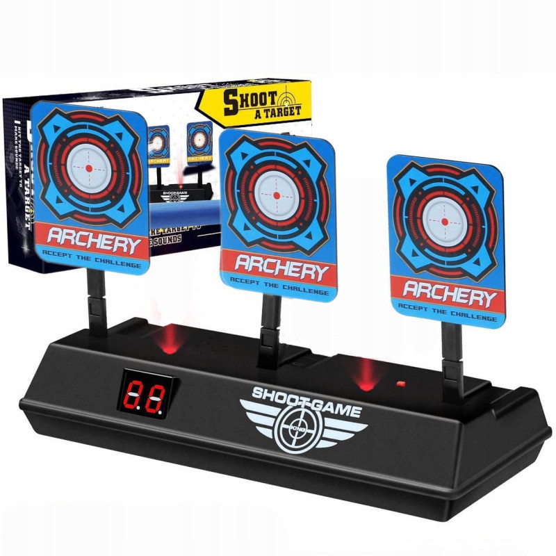 Podwójny gotowy zestaw Vest Set do NERF + tarcza elektryczna 3 cele