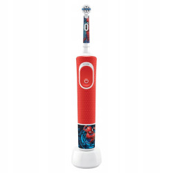 Szczoteczka Braun Oral-b Vitality 100 SpiderMan + 4 końcówki kids color + osłonka Szczoteczka Braun Oral-b Vitality 100 SpiderMan + 4 końcówki kids color + osłonka